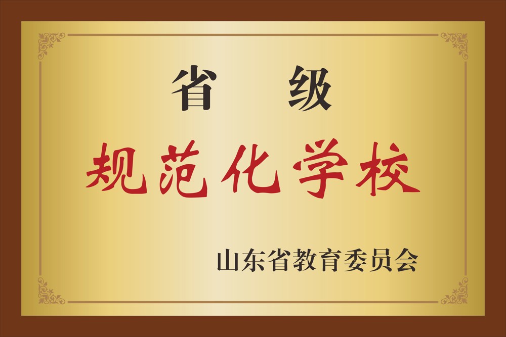 6.山东省教育委员会   省级规范化学校